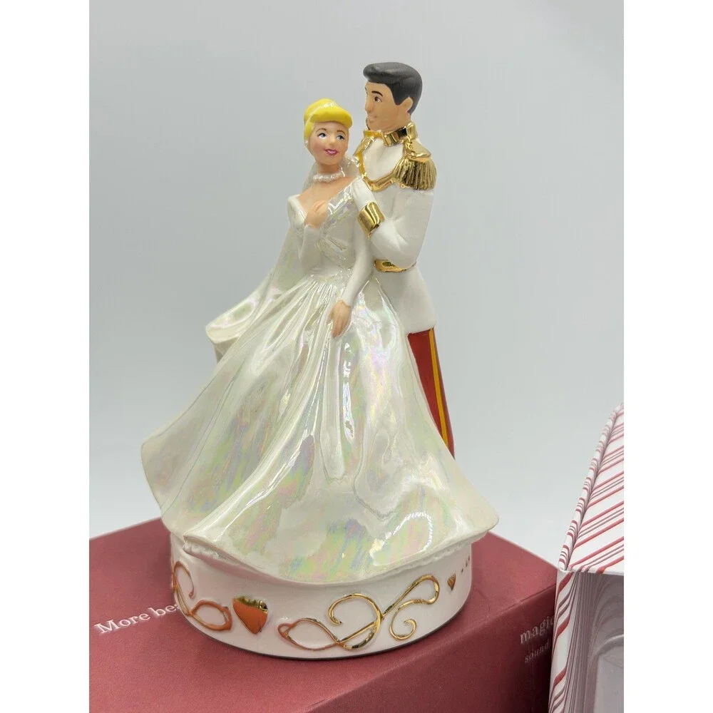 Hallmark Keepsake Disney Cinderella Wedding Porcelain Magic Sound Ornament